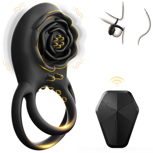 Enchanting Rose Performance Ring - Dual Stimulation Intimacy Tool