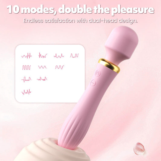 Luxurious Wand Massager - Integrated Warming & Vibrating Wellness