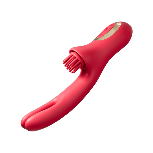 Ultimate 3-in-1 Rabbit Massager - Precision Tickling Vibration Tech