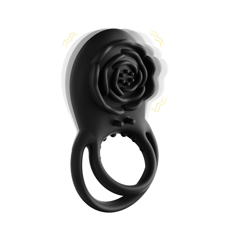 Enchanting Rose Performance Ring - Dual Stimulation Intimacy Tool