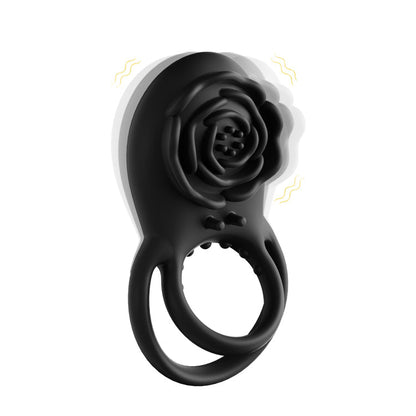 Enchanting Rose Performance Ring - Dual Stimulation Intimacy Tool