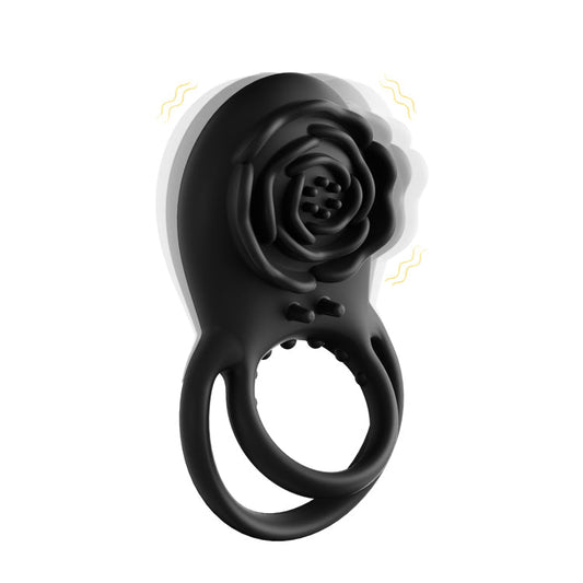 Enchanting Rose Performance Ring - Dual Stimulation Intimacy Tool