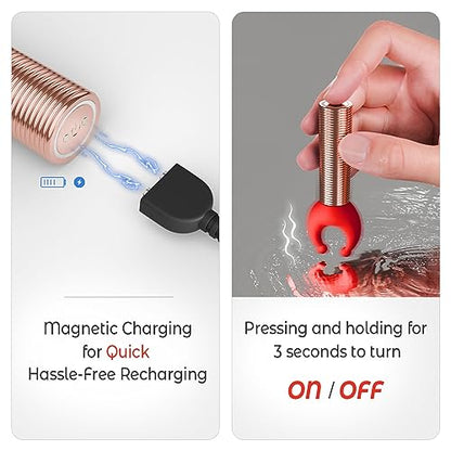 Versatile Clitoral Massager - Interchangeable Sleeves for Wellness