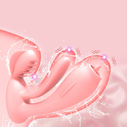 Elite 3-Motor Rabbit Massager - App-Controlled Thrusting Tech