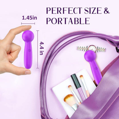 Discreet 10-Mode Mini Bullet Massager - Portable Personal Wellness