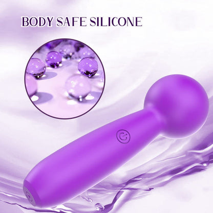 Discreet 10-Mode Mini Bullet Massager - Portable Personal Wellness