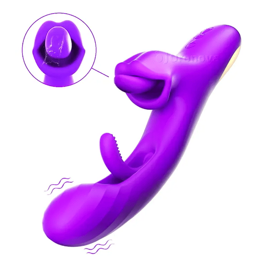Ultimate Tongue Licking G-Spot Massager - Flapping & Rotating Tech