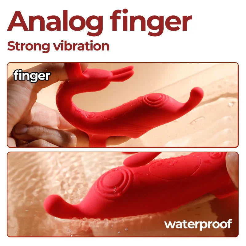 Rabbit Finger Massager - Precision Clitoral & G-Spot Stimulation Tool