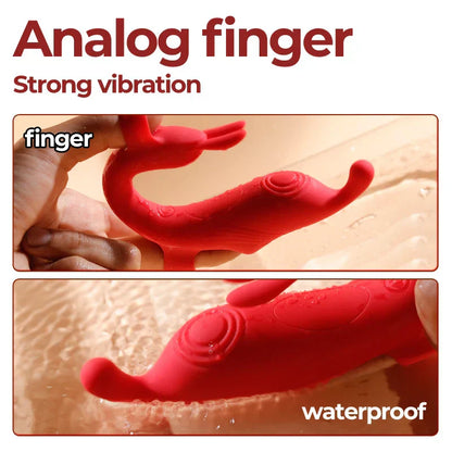Rabbit Finger Massager - Precision Clitoral & G-Spot Stimulation Tool