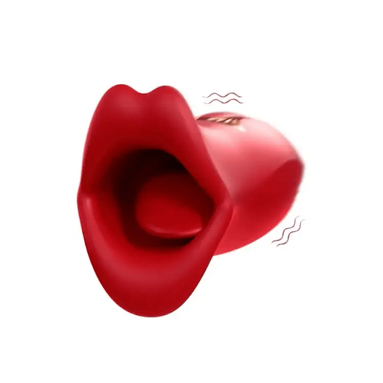 Innovative Kissing Intimacy Toy - Realistic Vibrating Tongue Technology