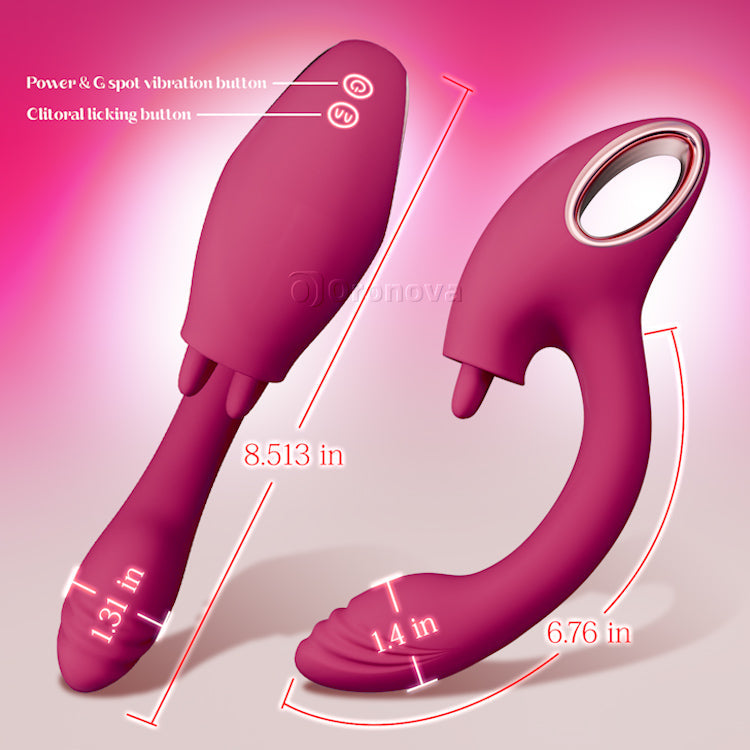 Twin Licking G-Spot Massager - Dual-Action Intimacy Technology