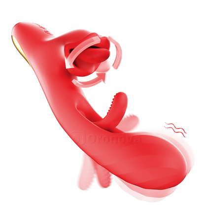 Ultimate Tongue Licking G-Spot Massager - Flapping & Rotating Tech