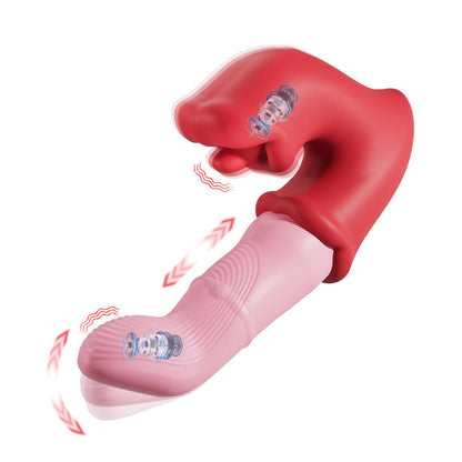 Elite Tongue-Licking G-Spot Massager - Waterproof Dual Stimulation Wellness
