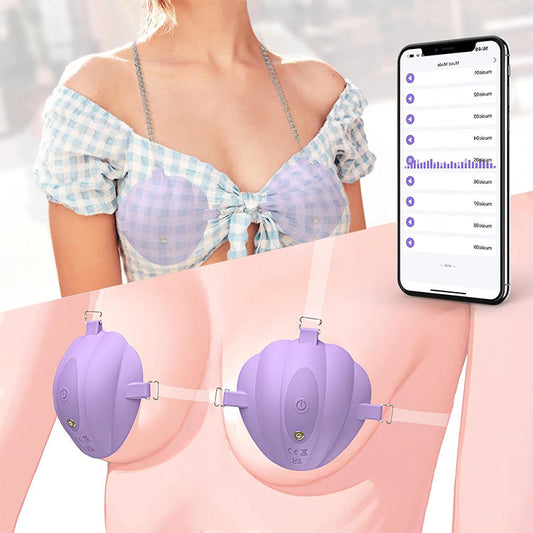 Smart App-Controlled Nipple Massager - 9 Modes of Precise Stimulation