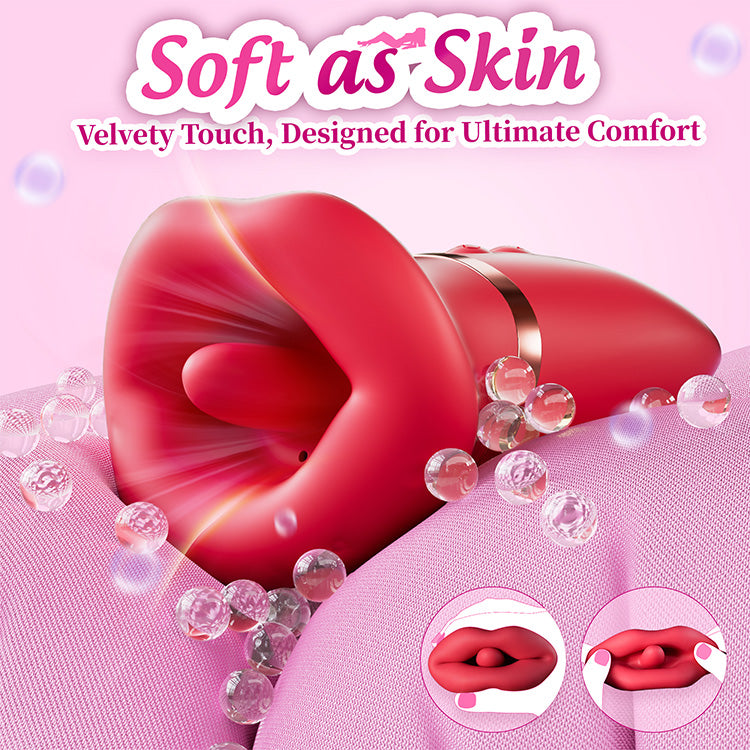 Ultimate 3-in-1 Mouth-Style Massager - Suction & Licking Technology