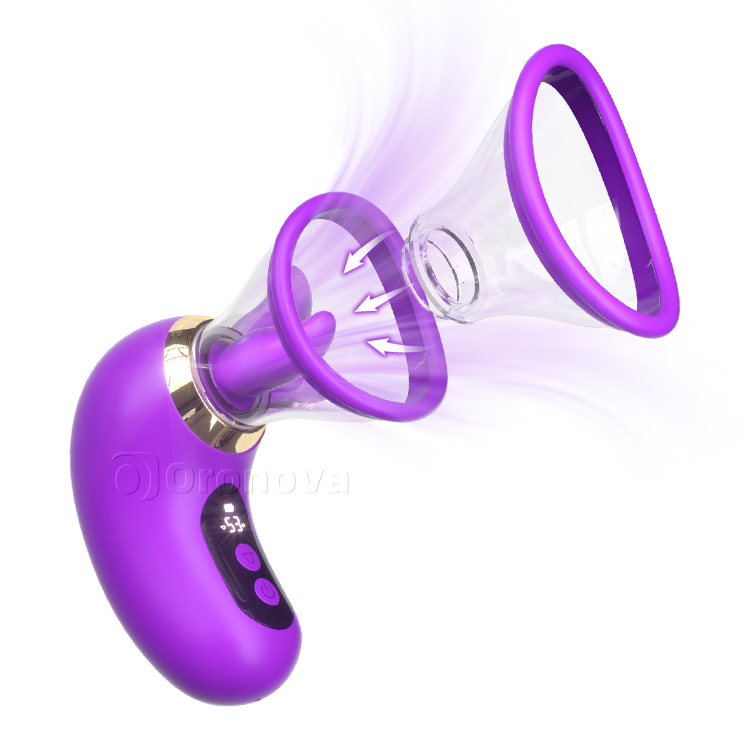 Premium 5-in-1 Sucking Massager - Advanced LCD Display Technology