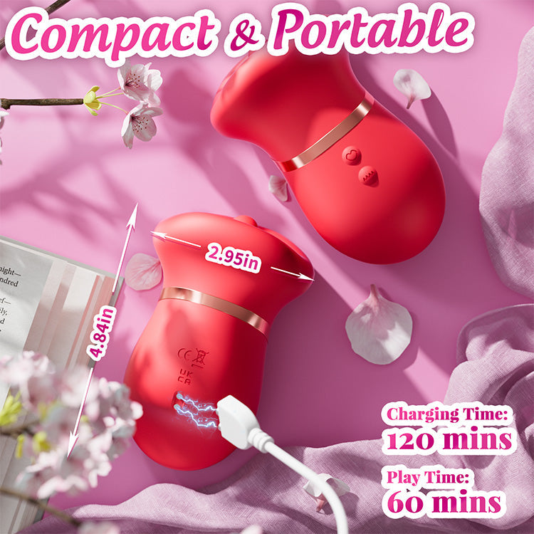 Ultimate 3-in-1 Mouth-Style Massager - Suction & Licking Technology
