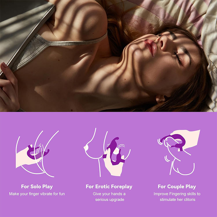 Rabbit Finger Massager - Precision Clitoral & G-Spot Stimulation Tool