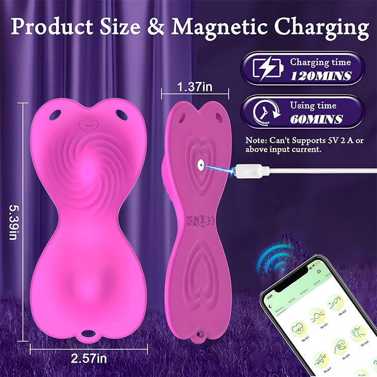 Smart Dual-Motor Wearable Massager - High-Intensity App Control