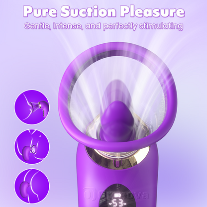 Premium 5-in-1 Sucking Massager - Advanced LCD Display Technology
