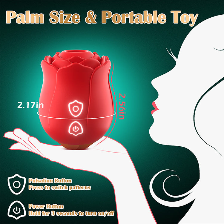 Smart Rosebud Suction Massager - App-Controlled Intimacy Technology