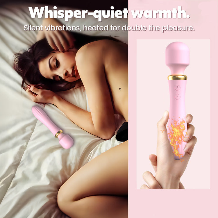 Luxurious Wand Massager - Integrated Warming & Vibrating Wellness