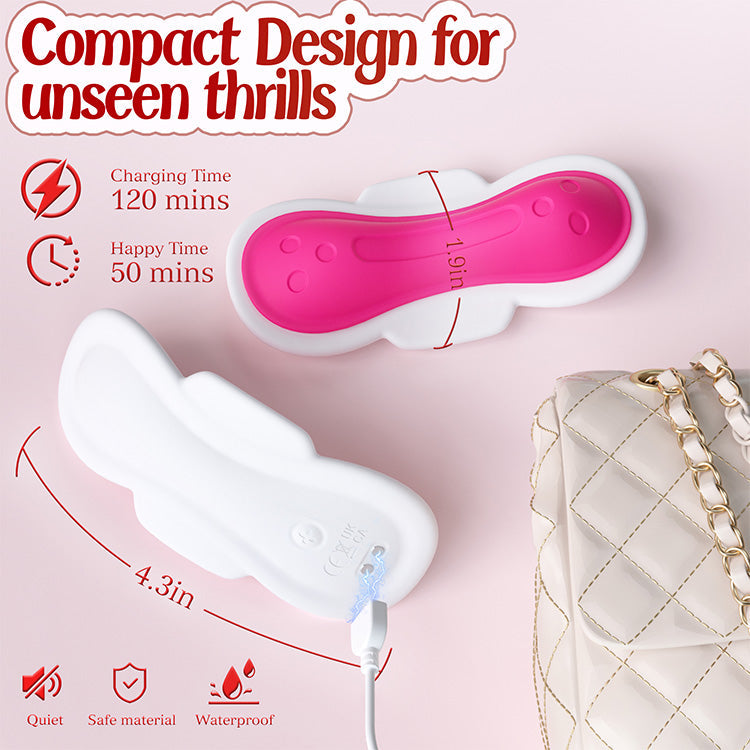 Discreet App-Controlled Panty Massager - Remote Intimacy for Couples