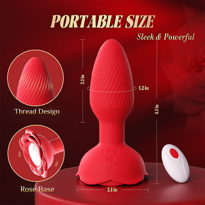Ultimate 360° Rotating Massager - LED Lights & Wireless Remote Control