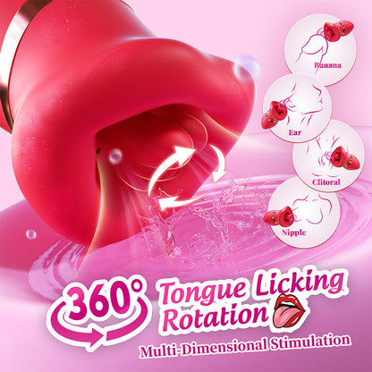 Ultimate 3-in-1 Mouth-Style Massager - Suction & Licking Technology
