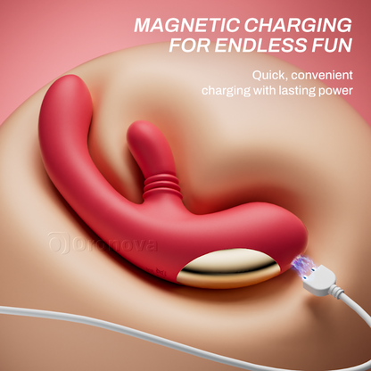 Ultimate Dual-Action Massager - Rotating Clitoral Teaser & Thrusting G-Spot Tech