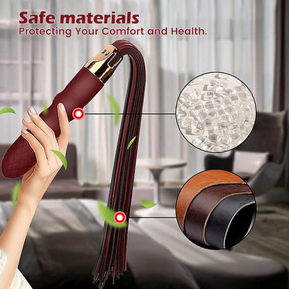 Seductive Vibrating Whip - Integrated G-Spot Massager for Sensory Play
