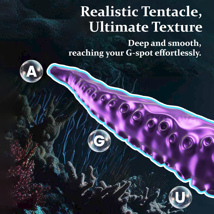 Unique Octopus Tentacle Massager - Ideal for Targeted G-Spot & Body Wellness
