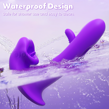 Ultimate G-Spot Massager - Combined Thrusting, Licking & Vibrating Power