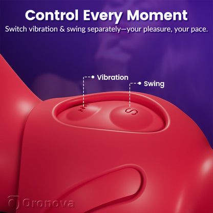 Hands-Free Suction Cup Massager - Dual Stimulation Waterproof Wellness