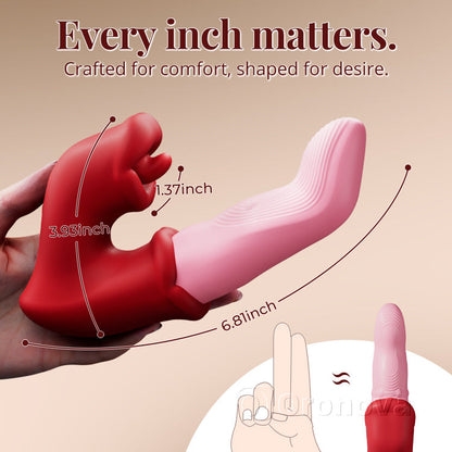 Elite Tongue-Licking G-Spot Massager - Waterproof Dual Stimulation Wellness