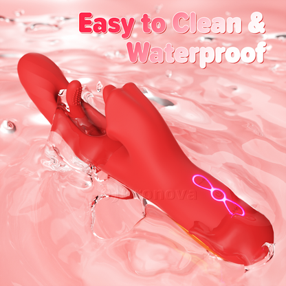 Ultimate Tongue Licking G-Spot Massager - Flapping & Rotating Tech