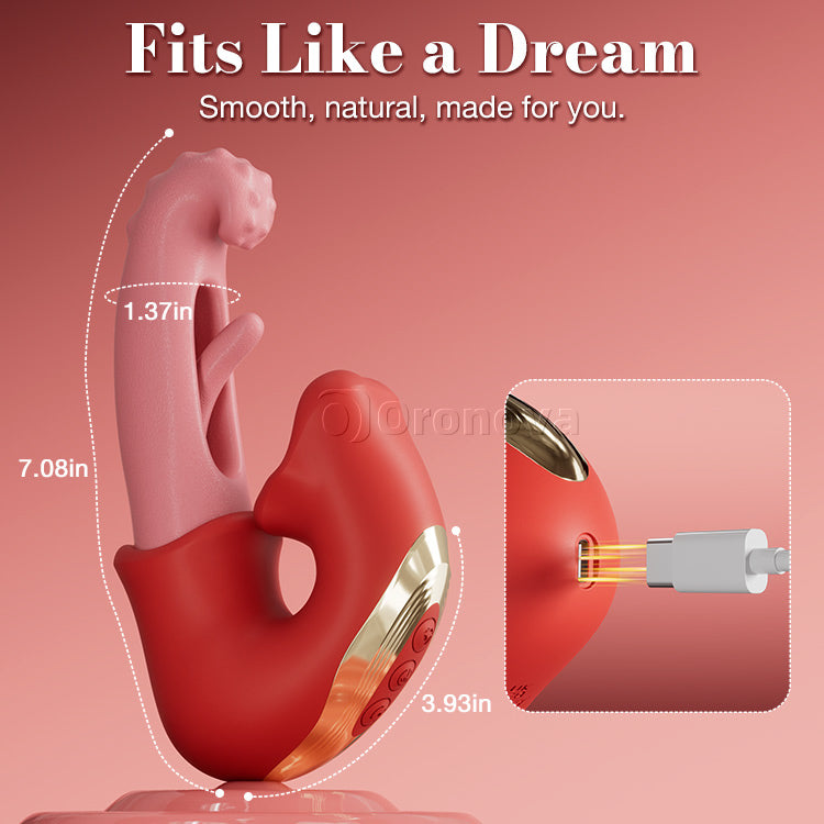 Innovative Flapping Clit Massager - Seductive Licking & Teasing Technology
