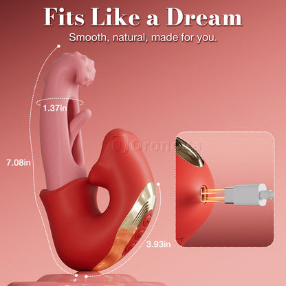 Innovative Flapping Clit Massager - Seductive Licking & Teasing Technology