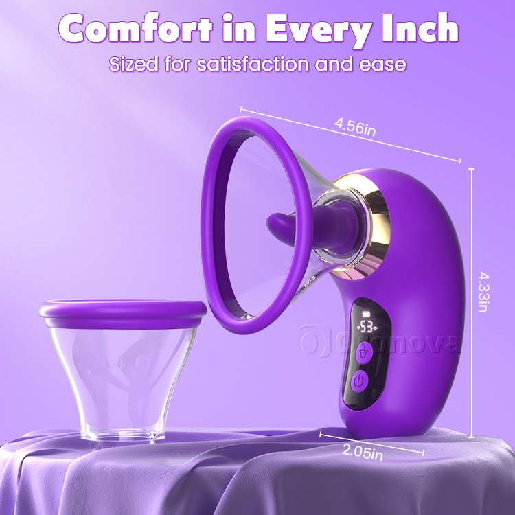 Premium 5-in-1 Sucking Massager - Advanced LCD Display Technology