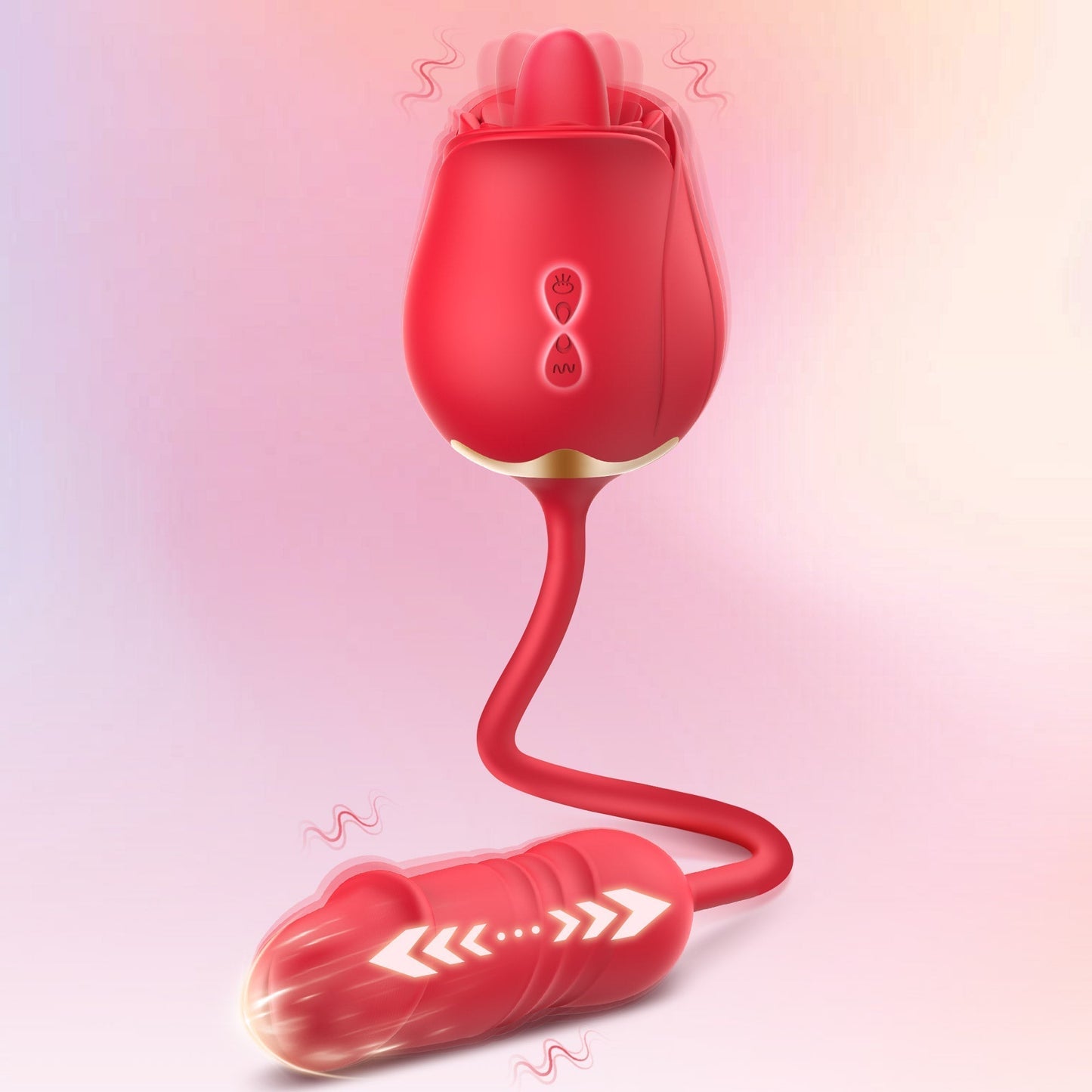 licking rose