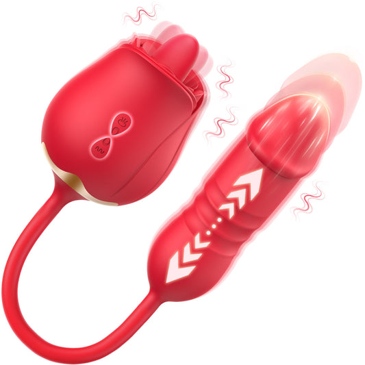 rose toy licking