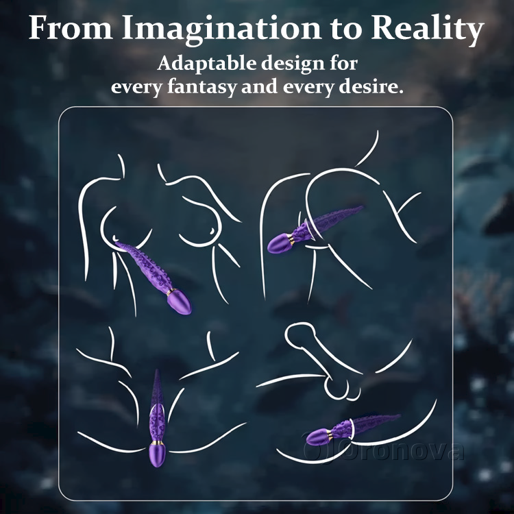Unique Octopus Tentacle Massager - Ideal for Targeted G-Spot & Body Wellness